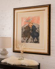 (L'Acrobate by Graciela Rodo Boulanger Lithograph Framed