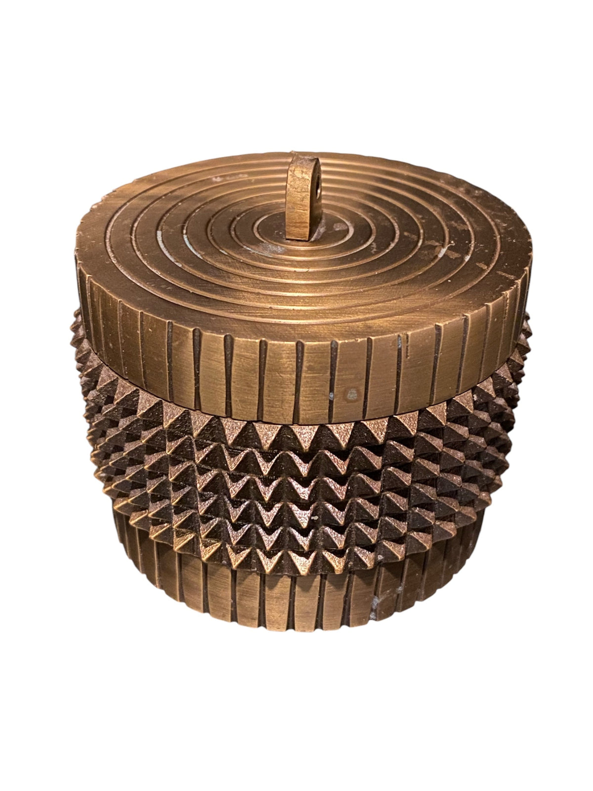 Spiked Brass Trinket Box