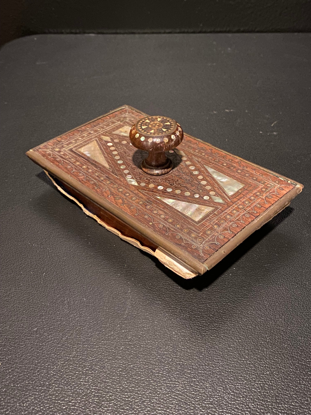Antique Mother of Pearl Inlay Blotter