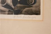 (L'Acrobate by Graciela Rodo Boulanger Lithograph Framed