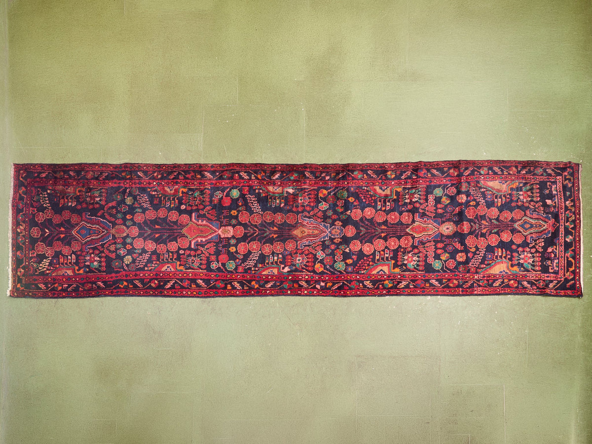 Antique Vintage Afghan Runner