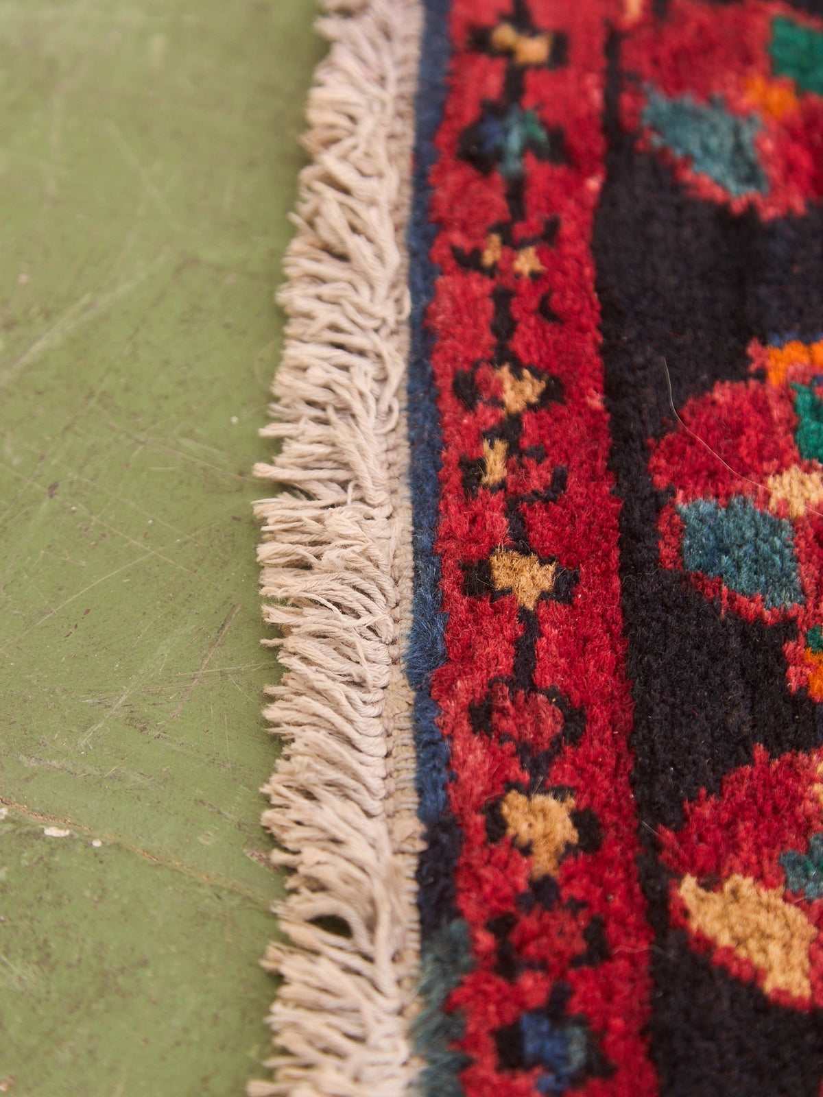 Antique Vintage Afghan Runner