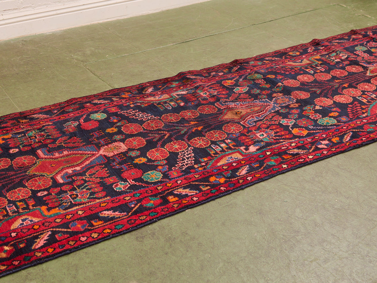 Antique Vintage Afghan Runner