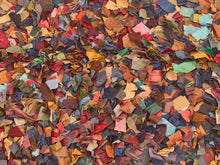 Vintage leather Rug