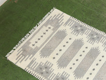 Vintage Gray Kilm Rug