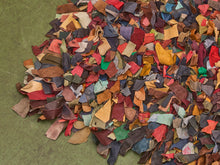 Vintage leather Rug