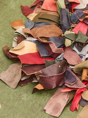 Vintage leather Rug