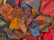 Vintage leather Rug
