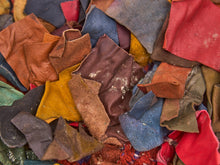 Vintage leather Rug