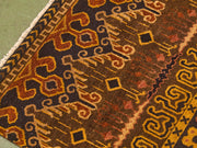 Hand Knotted Pak Kazak Rug Large