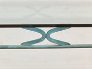 Antiqued Vintage Mid Century Patio Table