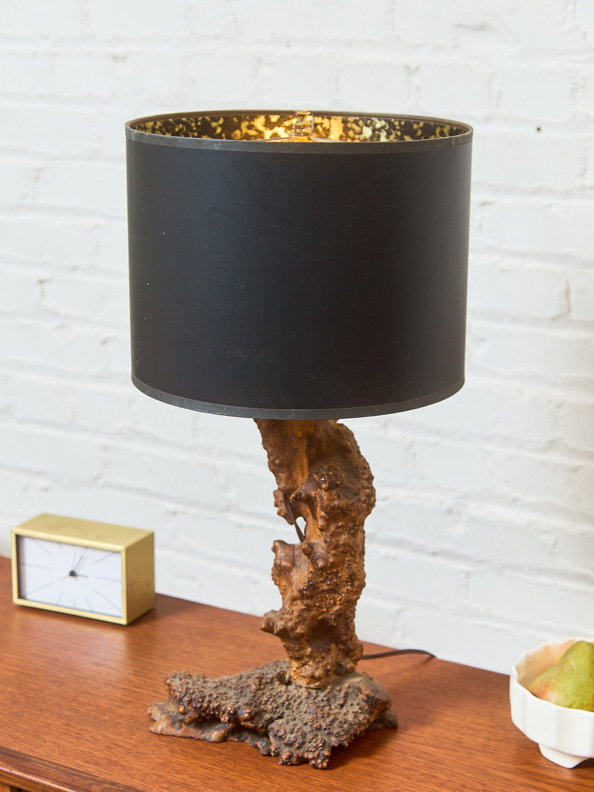 1960's Burl Vintage Lamp
