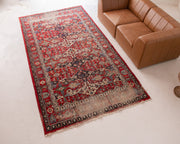 Distressed Antique Persian Rug