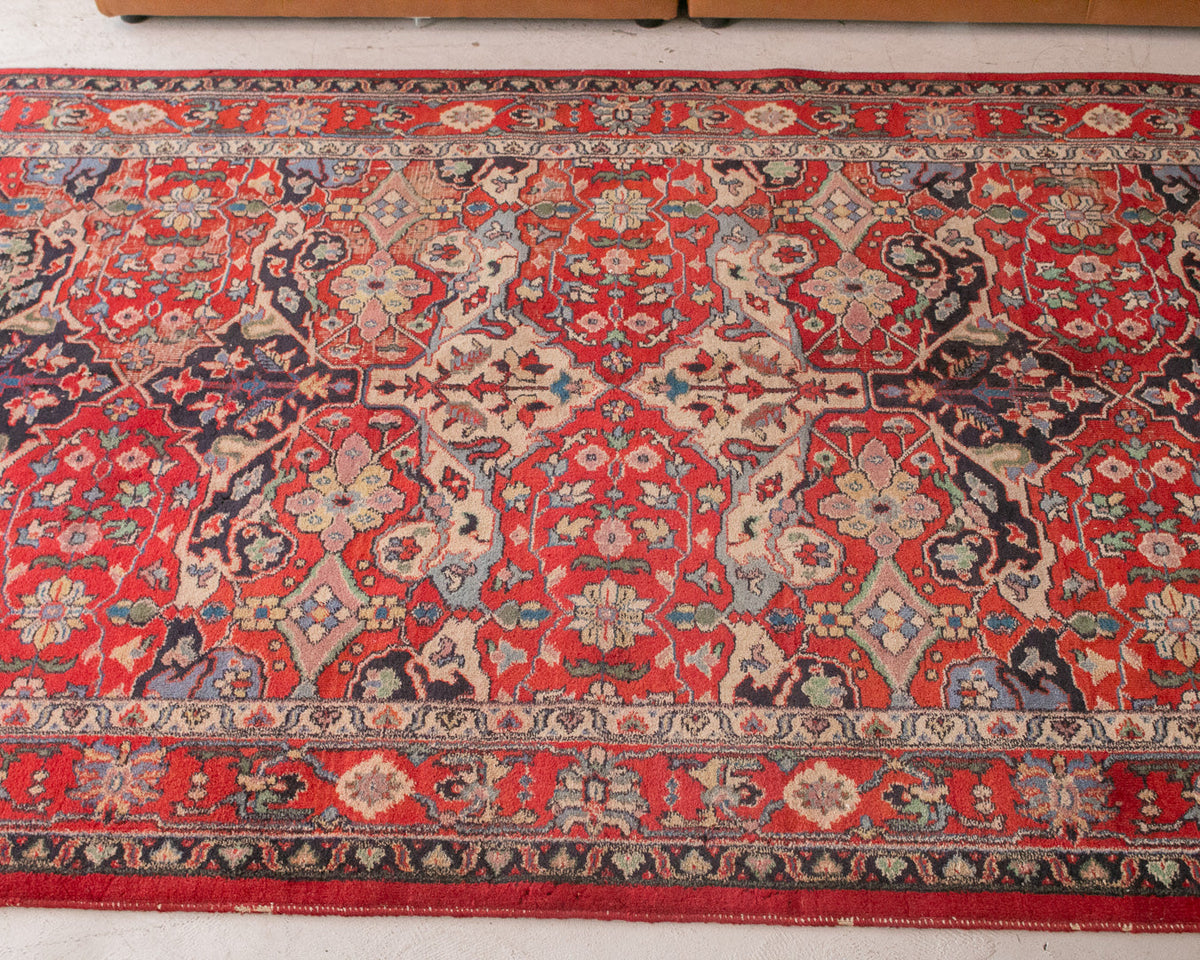 Distressed Antique Persian Rug
