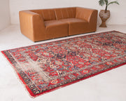Distressed Antique Persian Rug