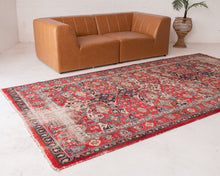 Distressed Antique Persian Rug