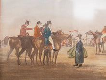 1950’s Print of British 1800’s John Harris Racehorse Framed