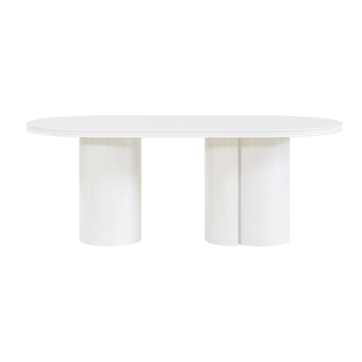 Elora 79" Lacquer Oval Dining Table