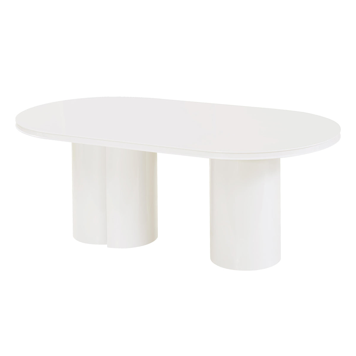 Elora 79" Lacquer Oval Dining Table