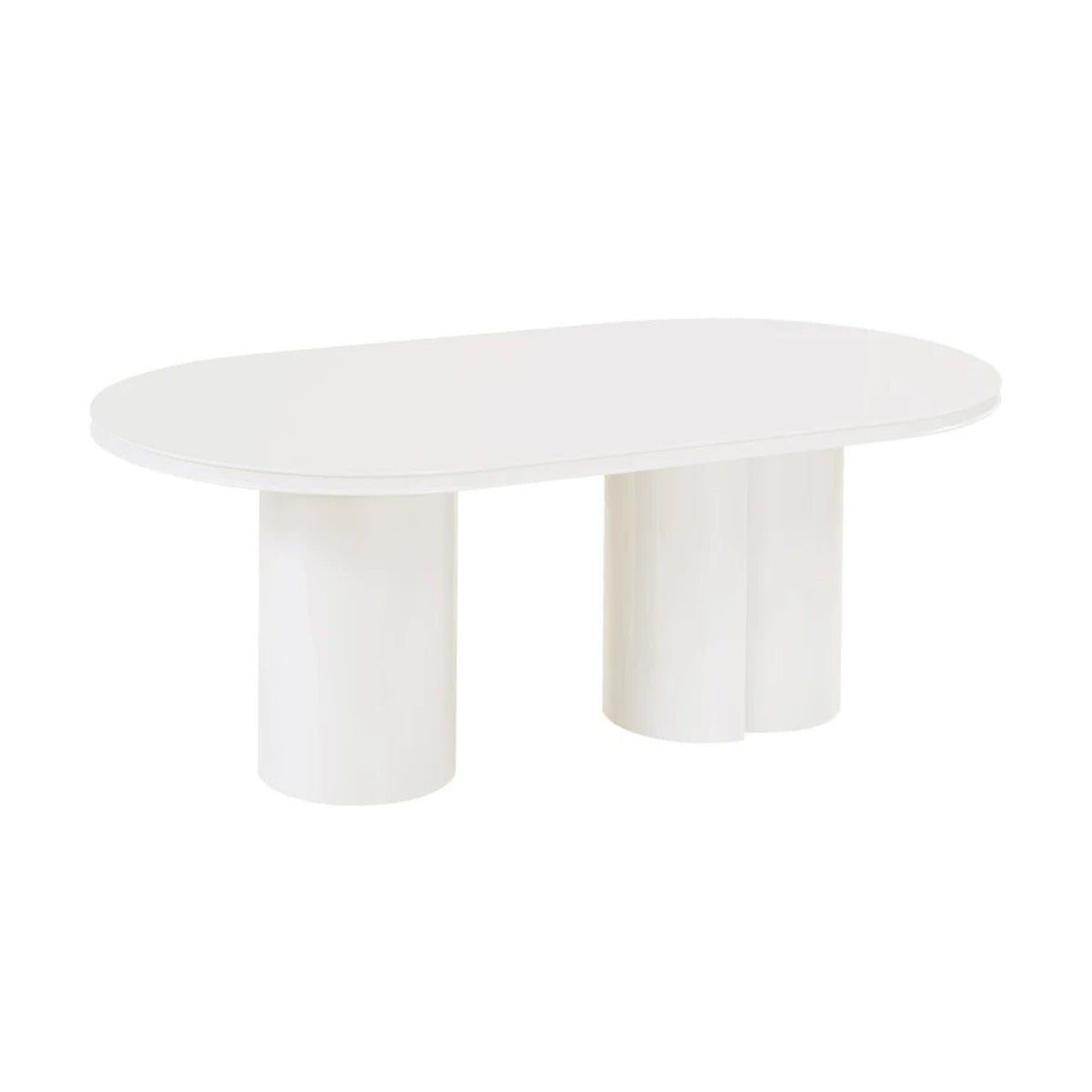 Elora 79" Lacquer Oval Dining Table