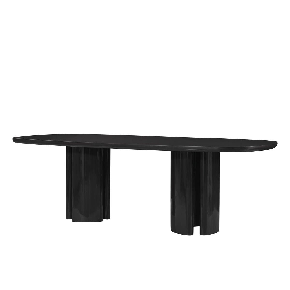 Zola 94.5" Lacquer Oval Dining Table