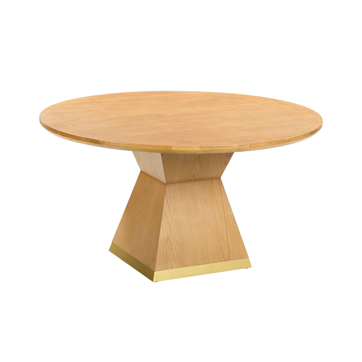 Nolan 56" Wood Round Dining Table