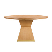 Nolan 56" Wood Round Dining Table