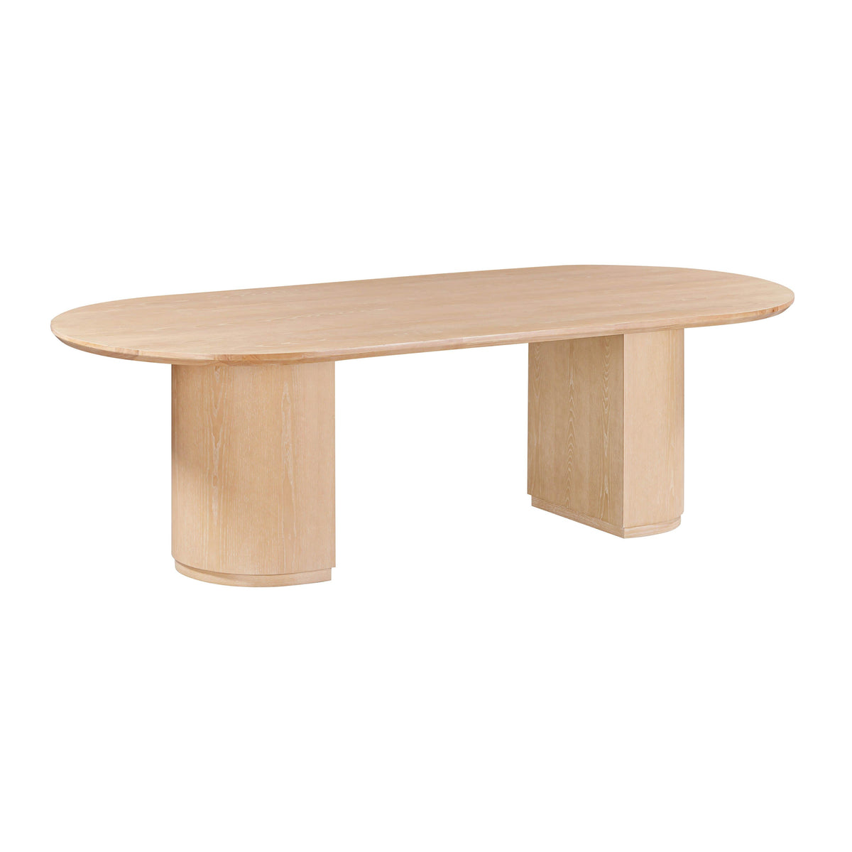 Marlow 102" Wood Oval Dining Table