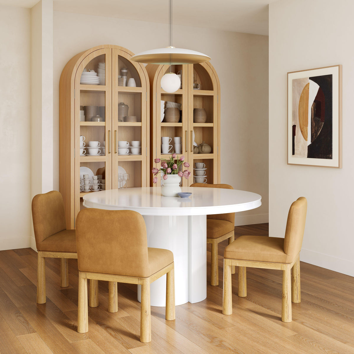 Marlow Wood Display Cabinet