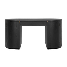 Marlow 64" Wood Executive Desk With Storage