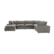 Cali 7-Piece Performance Fabric Modular Large Chaise Sectional
