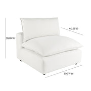 Cali Modular Armless Chair