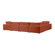 Cali 7-Piece Performance Fabric Modular Large Chaise Sectional