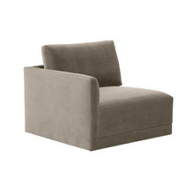 Willow Performance Velvet Modular LAF End Armchair