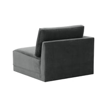 Willow Performance Velvet Modular LAF End Armchair