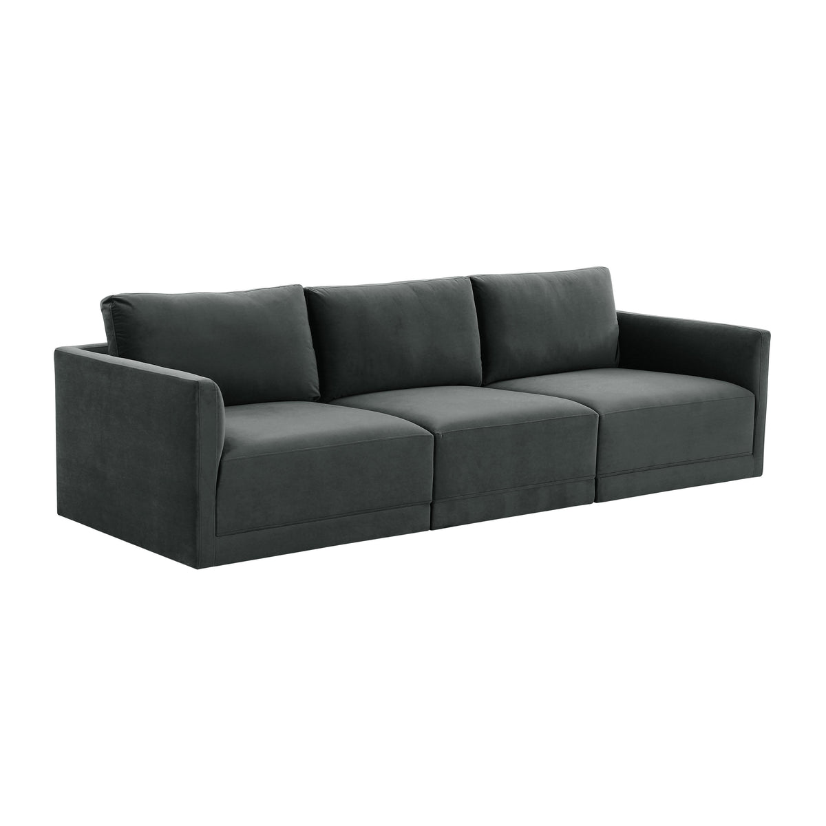 Willow 105" Performance Velvet Modular Sofa