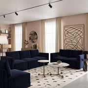 Willow Performance Velvet Modular LAF End Armchair