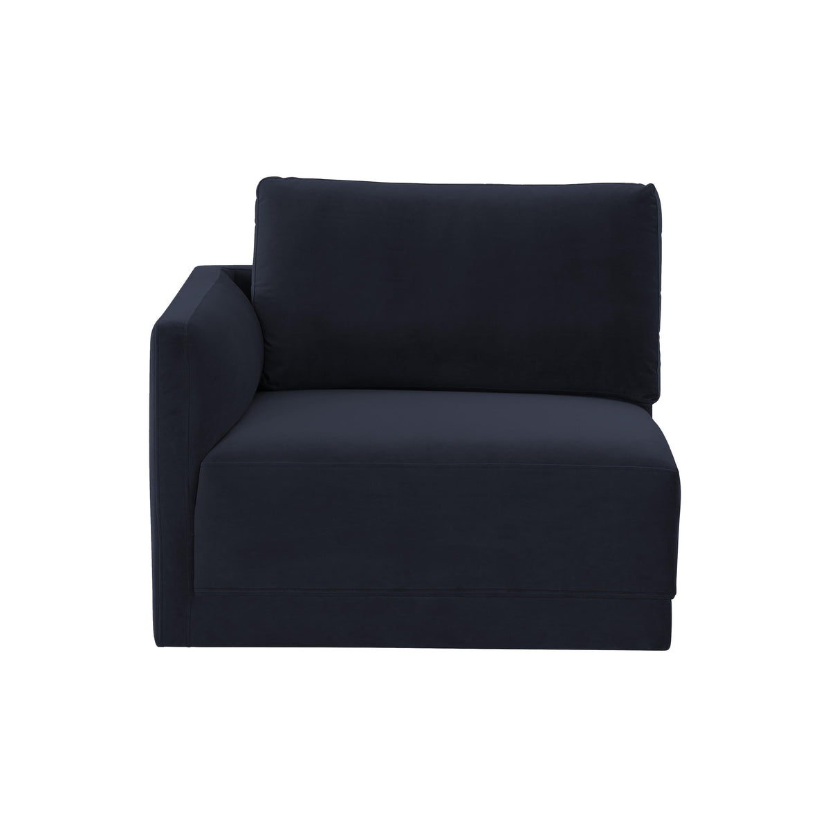 Willow Performance Velvet Modular LAF End Armchair