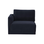 Willow Performance Velvet Modular LAF End Armchair