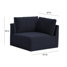 Willow Performance Velvet Modular Corner Chair