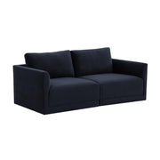 Willow 74" Performance Velvet Modular Loveseat
