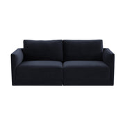 Willow 74" Performance Velvet Modular Loveseat