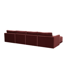 Willow 6-Piece Performance Velvet Modular U Sectional