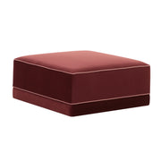 Willow Performance Velvet Modular Ottoman