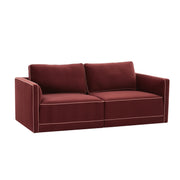 Willow 74" Performance Velvet Modular Loveseat