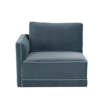 Willow Performance Velvet Modular LAF End Armchair