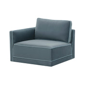 Willow Performance Velvet Modular LAF End Armchair