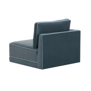 Willow Performance Velvet Modular LAF End Armchair