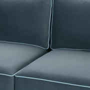 Willow 105" Performance Velvet Modular Sofa