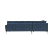 Serena 3-Piece Performance Velvet Chaise Sectional